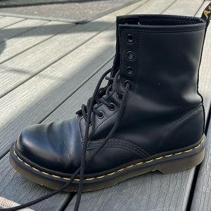 Black Dr.AirWair Martens with Bouncy Soles. Boot.